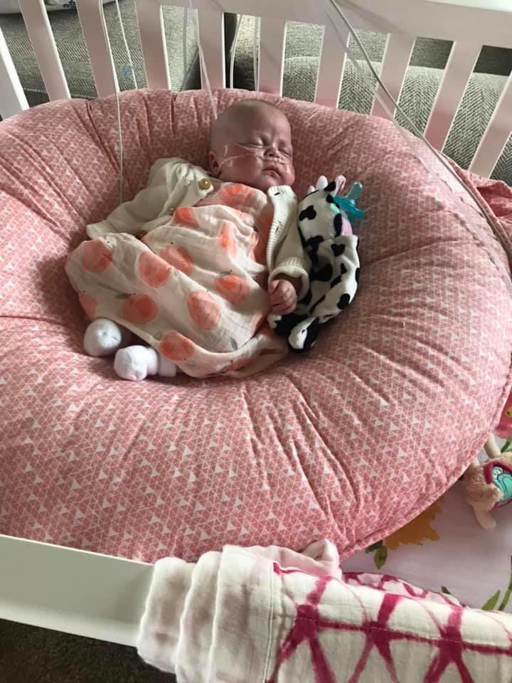 Kambry first day home 2